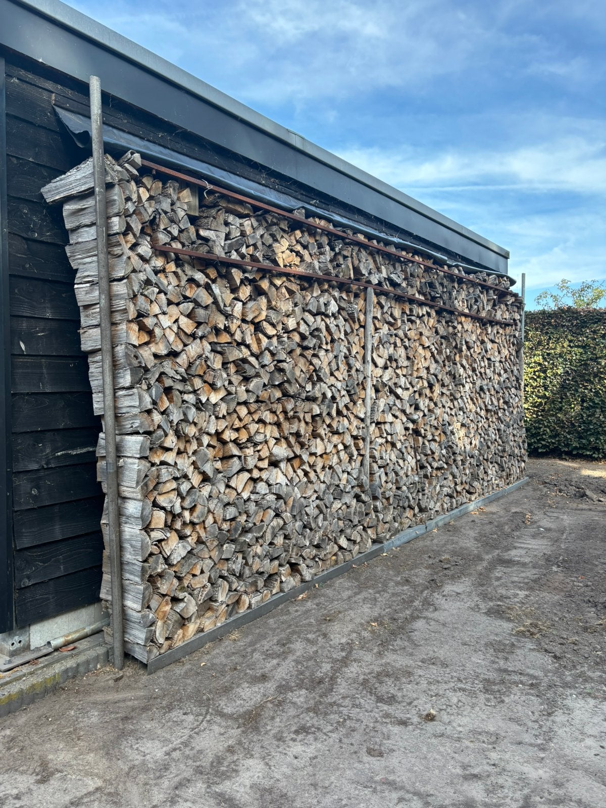 Kachelhout, stookhout, brandhout., Tuin en Terras, Haardhout, 3 tot 6 m³, Ophalen, Eikenhout, Blokken