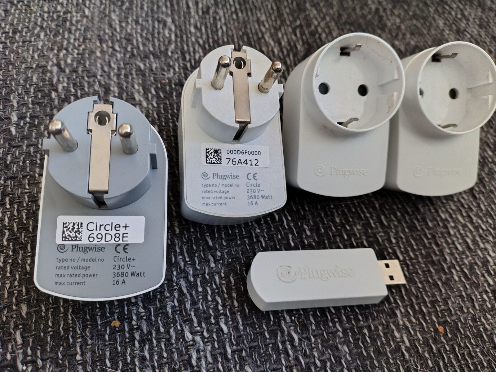 Plugwise Circle+ Smart Plugs en USB-stick, Doe-het-zelf en Verbouw, Elektra en Kabels, Gebruikt, Stekker, Ophalen of Verzenden