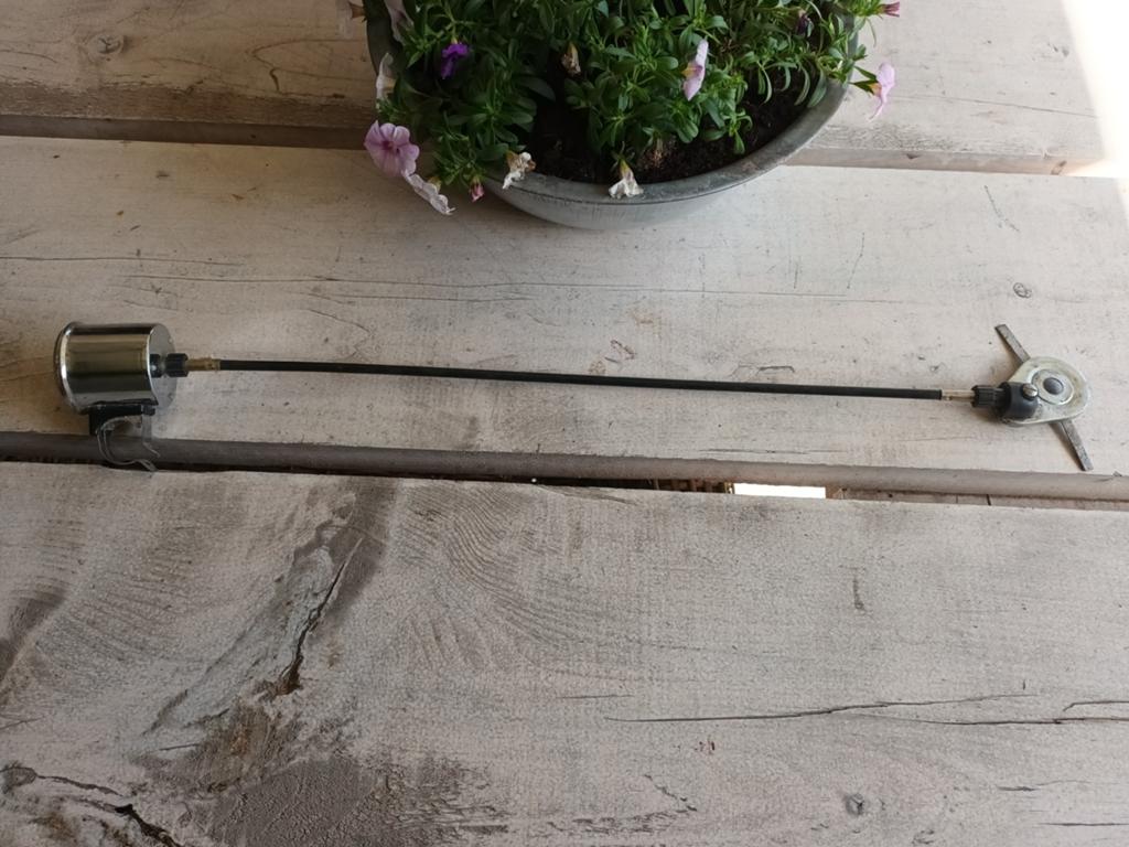 Vintage fiets snelheidsmeter met kabel, Ophalen, Gebruikt, Onbekend, Overige typen