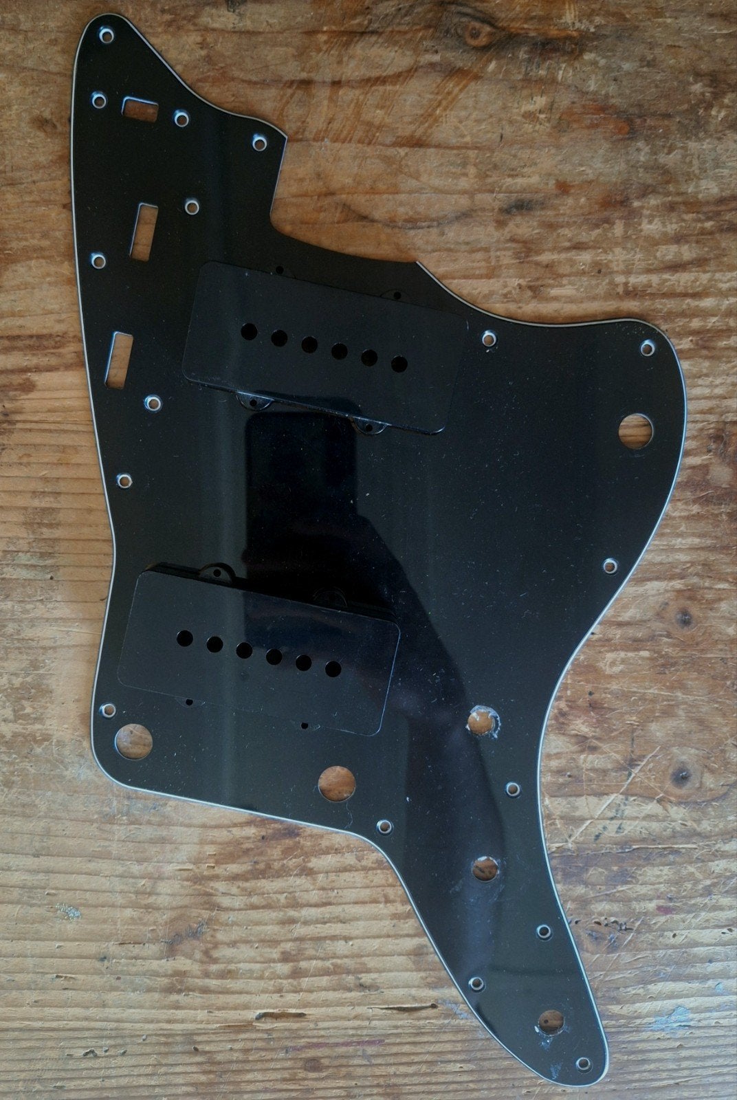 Fender Jazzmaster slagplaat + pickup covers zwart, Muziek en Instrumenten, Ophalen of Verzenden, Zo goed als nieuw, Elektrische gitaar