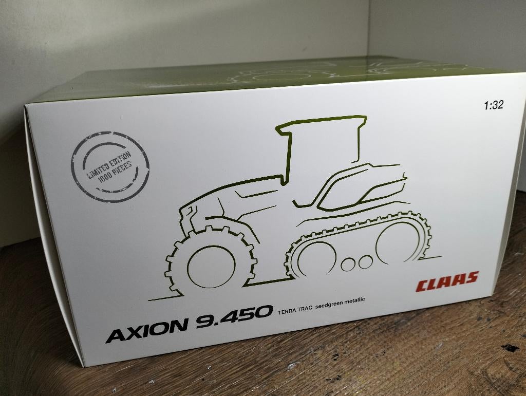 Te koop Claas Axion 9.450  Terra Trac Seedgreen Gelimiteerd, Ophalen of Verzenden, Nieuw, Tractor of Landbouw, Overige merken