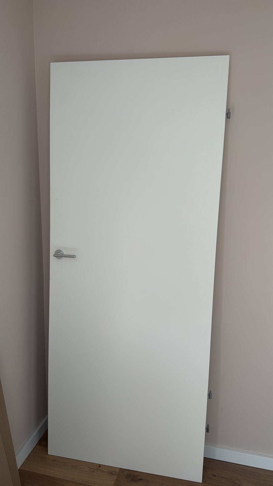 Rechtsdraaiende opdek deur z.g.a.n., Kunststof, 80 tot 100 cm, 215 cm of meer, Binnendeur