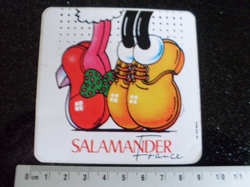 sticker salamander france logo shoes schoenen, Verzenden, Zo goed als nieuw, Merk