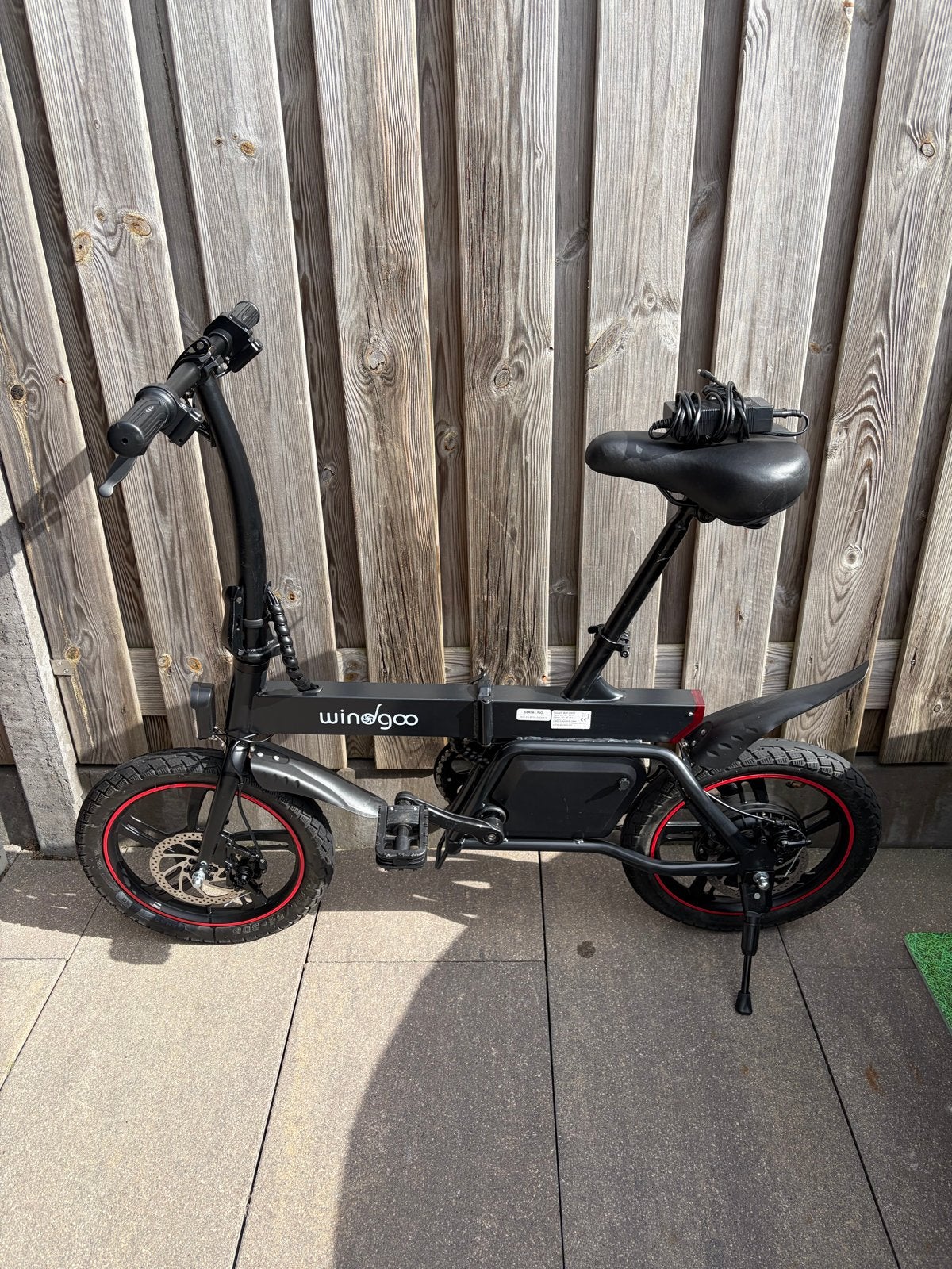 Windgoo B20 Pro 10A opvouwbare elektrische fiets, Zo goed als nieuw, Minder dan 47 cm, 30 tot 50 km per accu, Ophalen