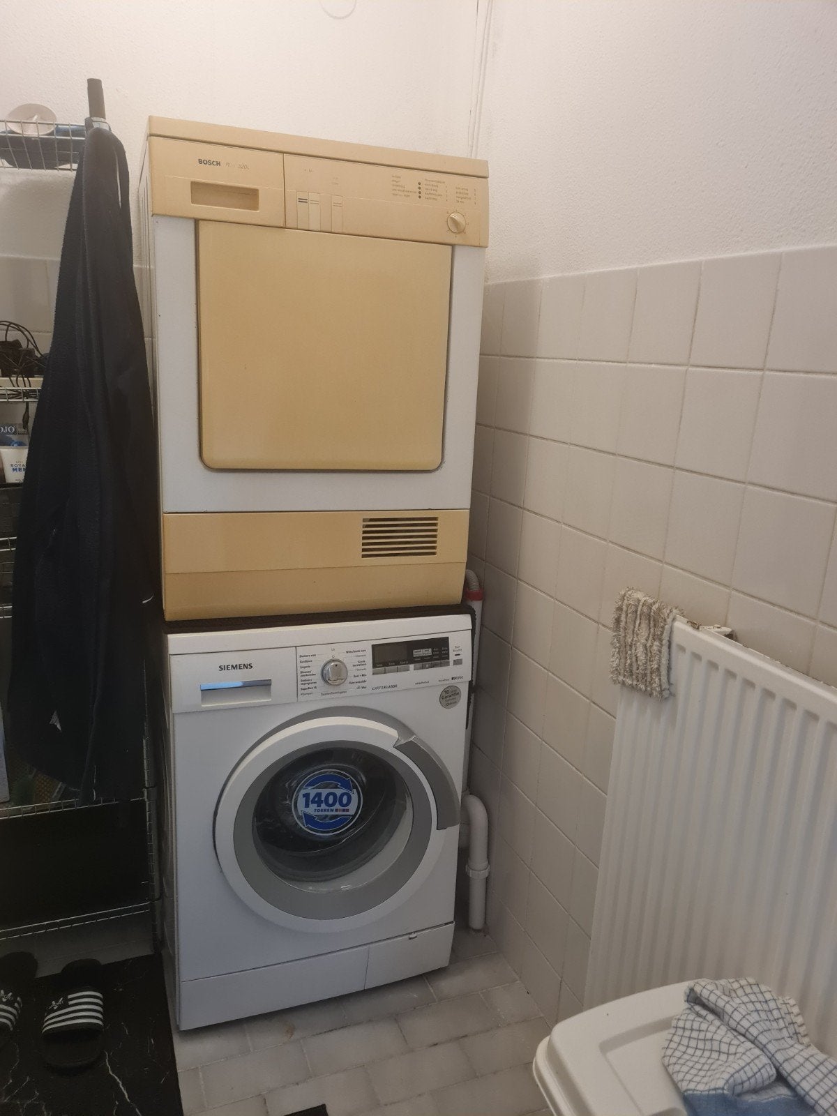 Wasmachine en droger, Ophalen, 85 tot 90 cm