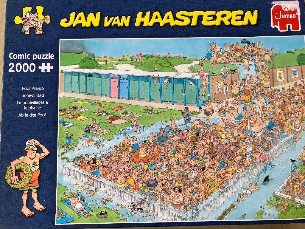 Jan van Haasteren Comic Puzzel - Bomvol Bad (2000 stukjes), Ophalen, Meer dan 1500 stukjes, Gebruikt, Legpuzzel