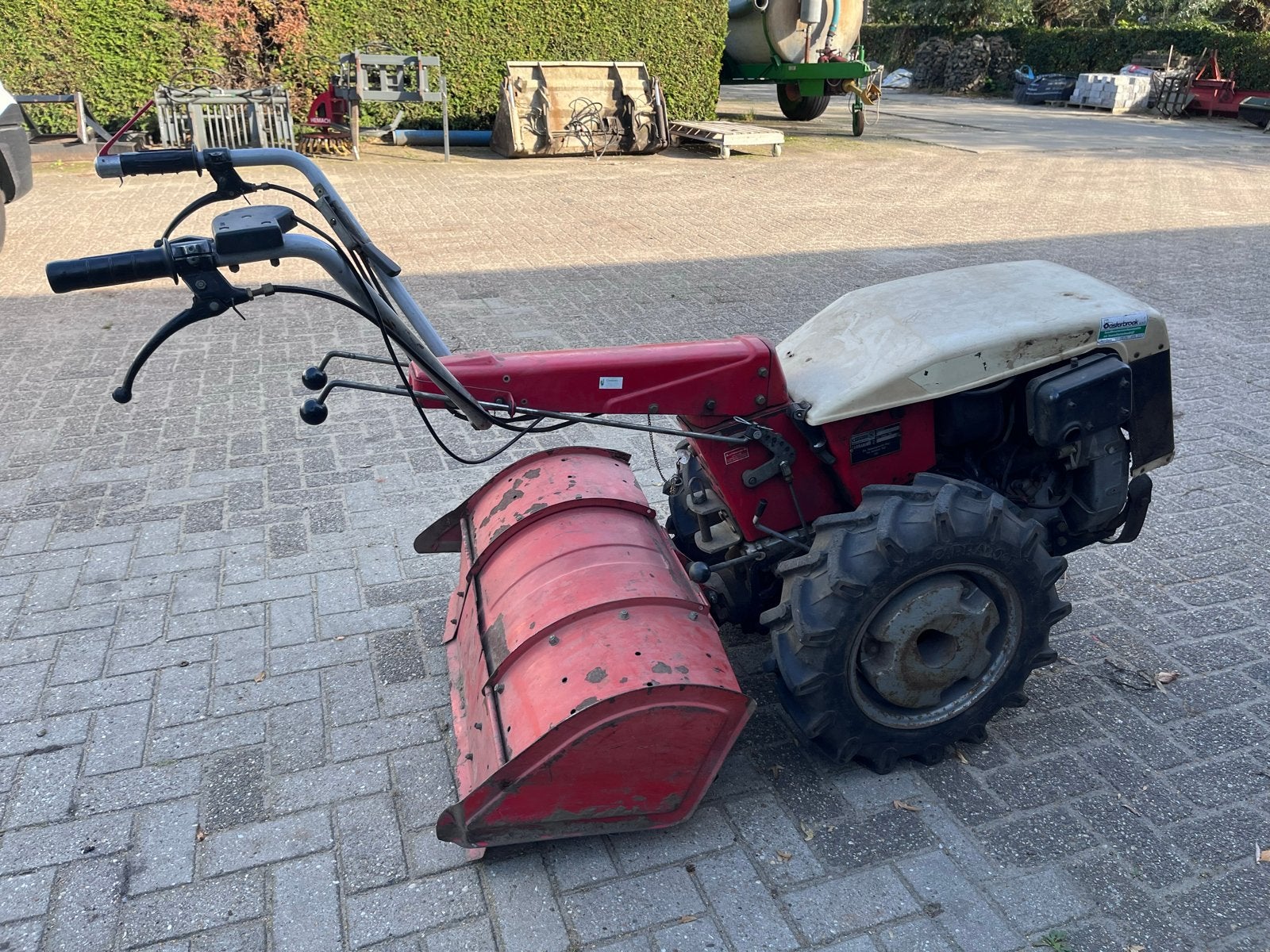 Antonio Carrarino Tweewielige Tractor met grondfrees, Ophalen of Verzenden, Akkerbouw, Grondbewerking