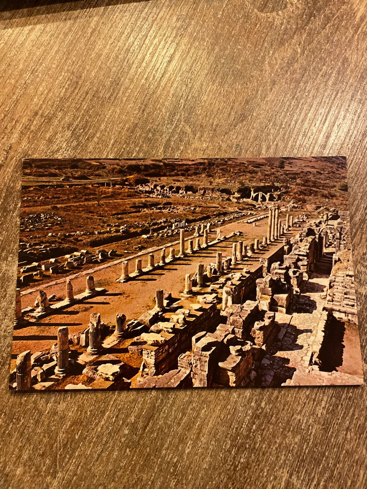 Oude ansichtkaart Efeze, Turkije - Odeon ruïnes, Verzamelen, Ophalen of Verzenden, 1960 tot 1980, Ongelopen, Buiten Europa