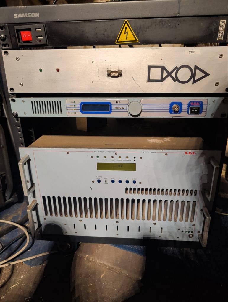 RvR pj1000m lcd + RvR blues 30 & rds, Ophalen, Zo goed als nieuw, Zender