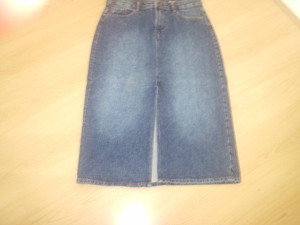 spijkerrok met split maat 40 van C&A NIEUW, Maat 38/40 (M), Blauw, Nieuw, Ophalen of Verzenden