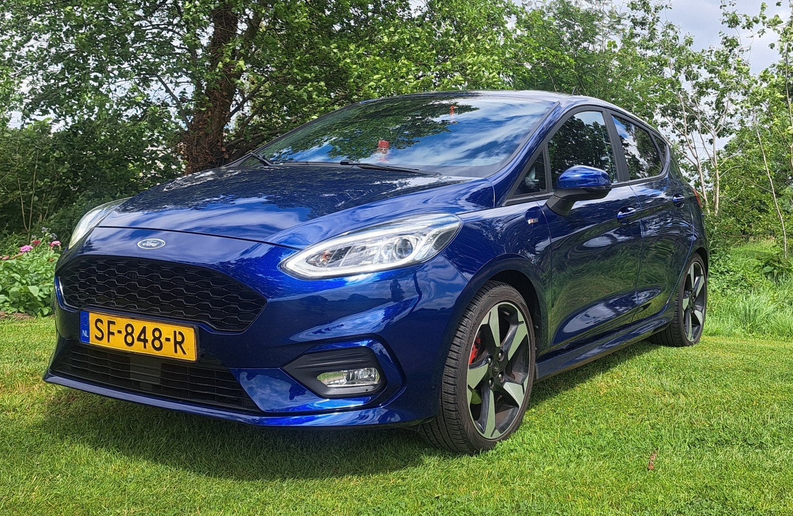 Ford Fiësta 1.0 Ecoboost st line 145pk 5dr 2018 Blauw, Voorwielaandrijving, 145 pk, 1063 kg, Blauw