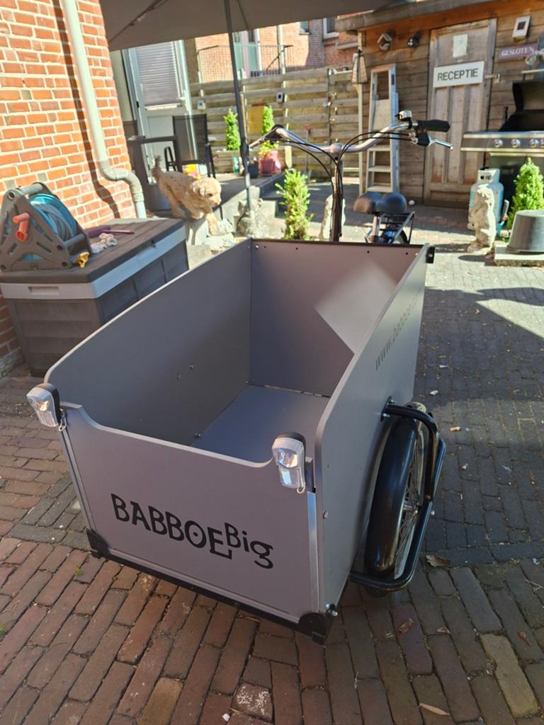 Babboe bakfiets, Ophalen, Gebruikt, 4 kinderen of meer