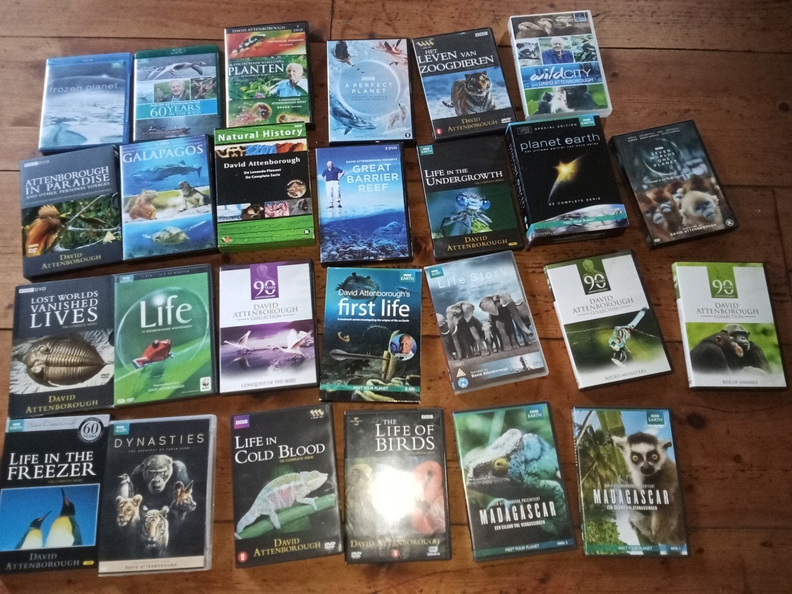 26 David Attenborough DVD's, Engels, Alle leeftijden, Ophalen of Verzenden, Zo goed als nieuw