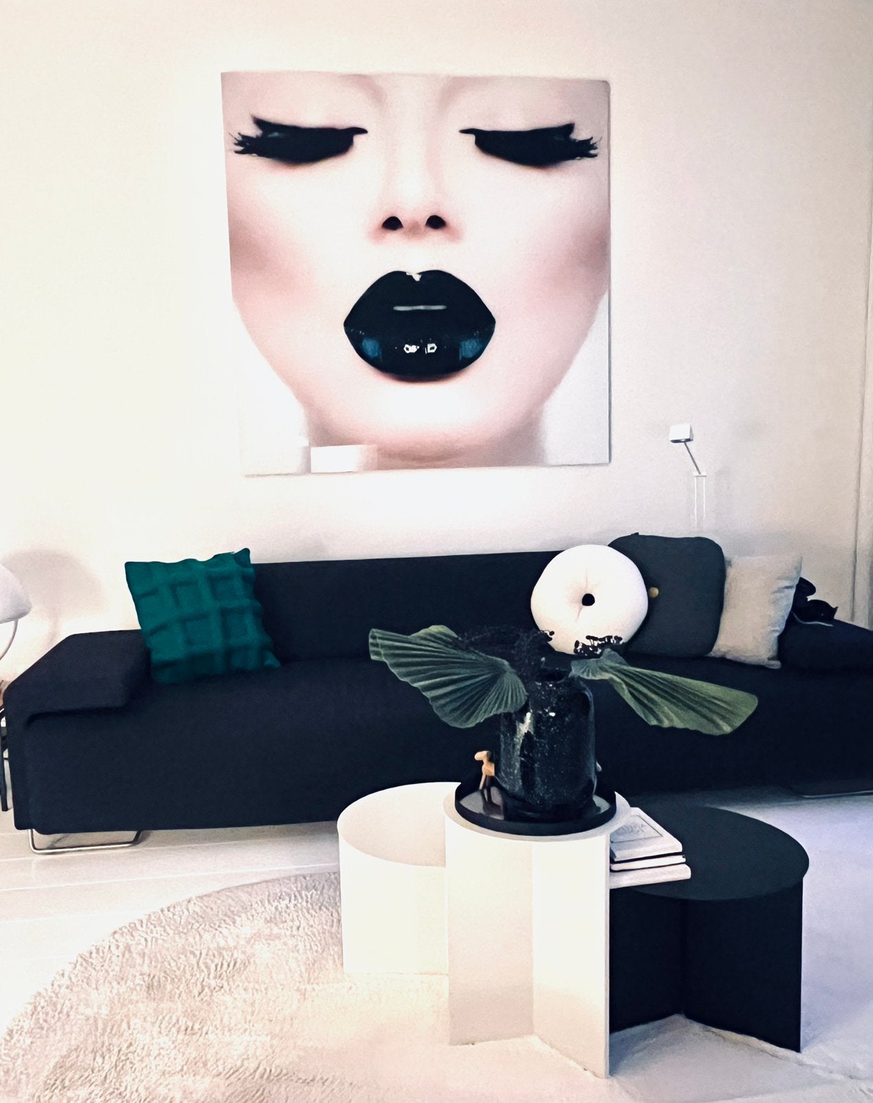 Fantastische fotoprint op glas eyecather, Antiek en Kunst, Meerkleurig, 150 cm, Schilderij/print, Ophalen