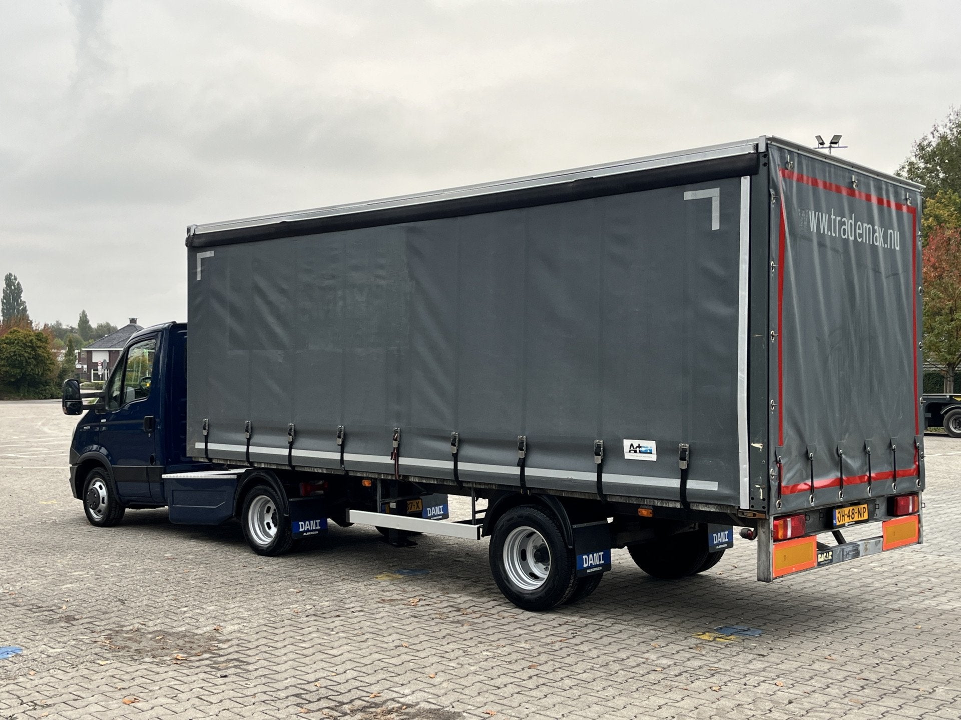 Iveco Daily 35C21 Be-trekker Be-Combi Met Oplegger Huif 1650, Euro 5, Gebruikt, Zwart, 4 cilinders