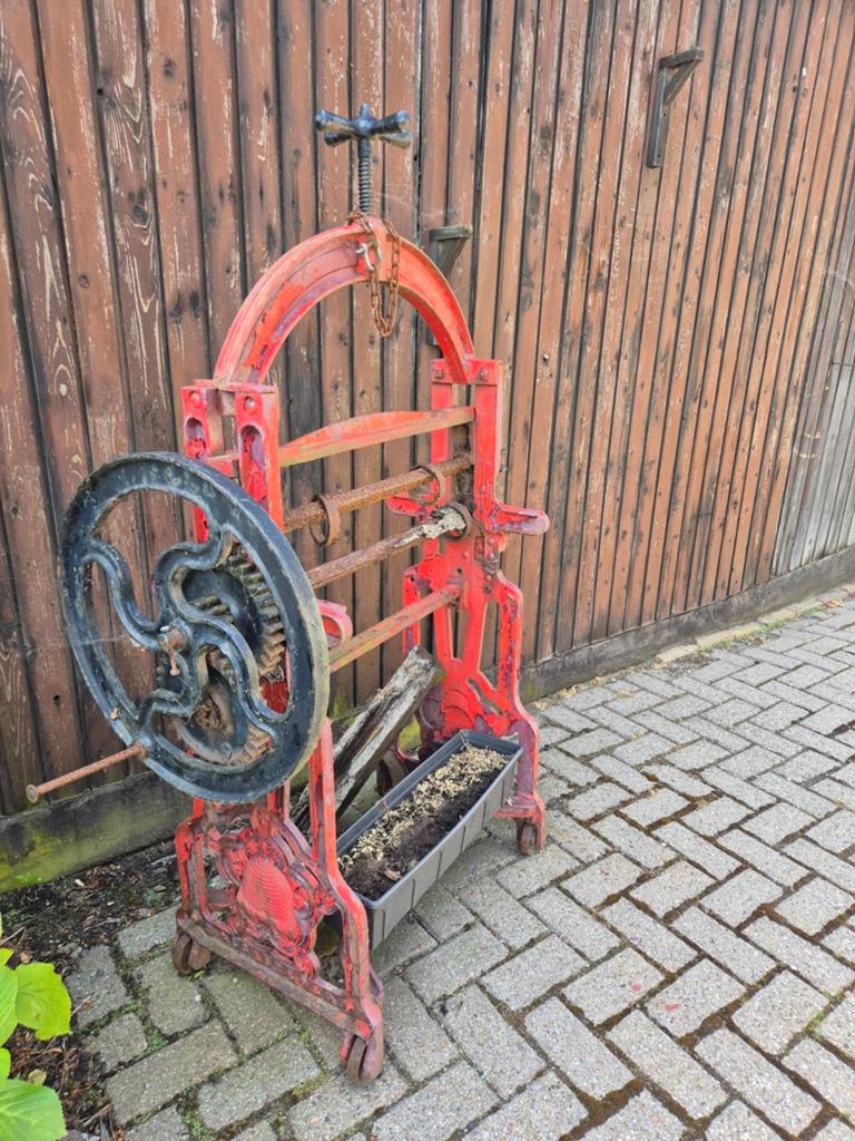 Antieke mangel - decoratief object, Ophalen