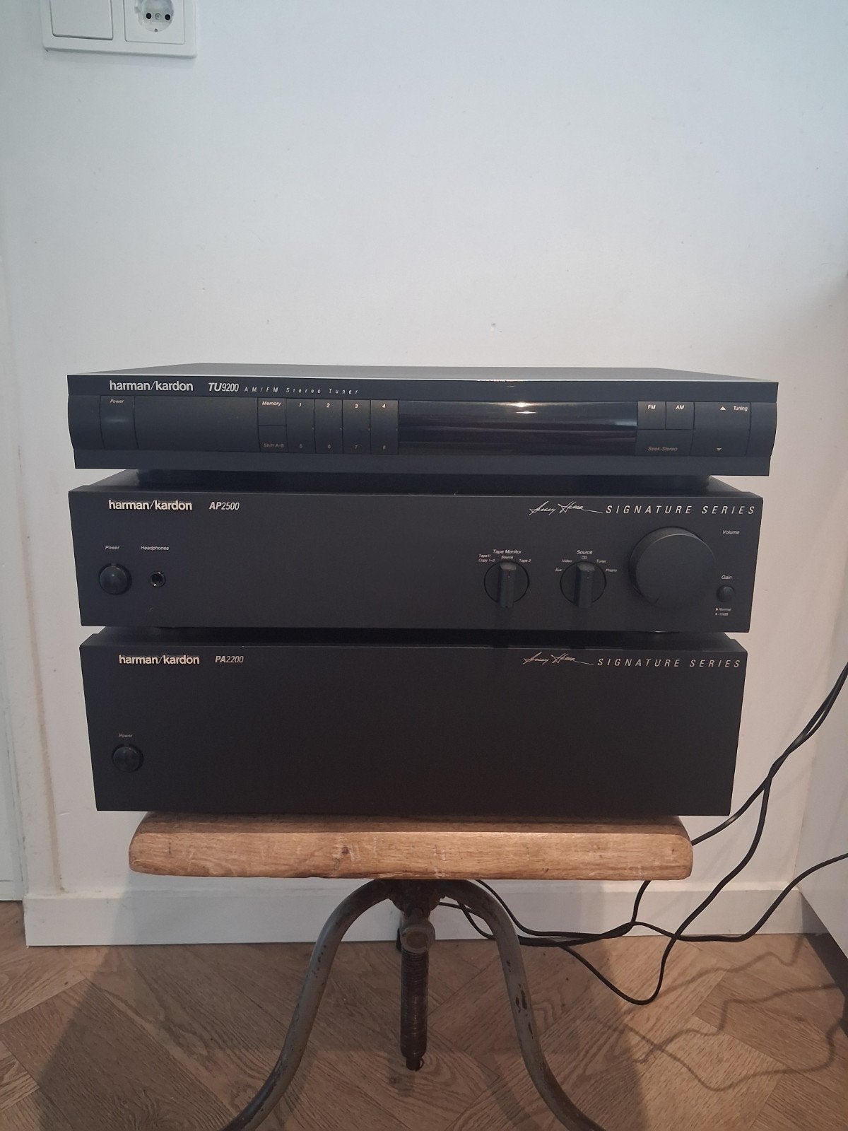 Harman Kardon Signature Series voor en eindversterker, Ophalen of Verzenden, 120 watt of meer, Overige merken