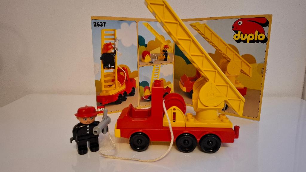 Duplo brandweerauto 2637, Ophalen, Zo goed als nieuw, Duplo