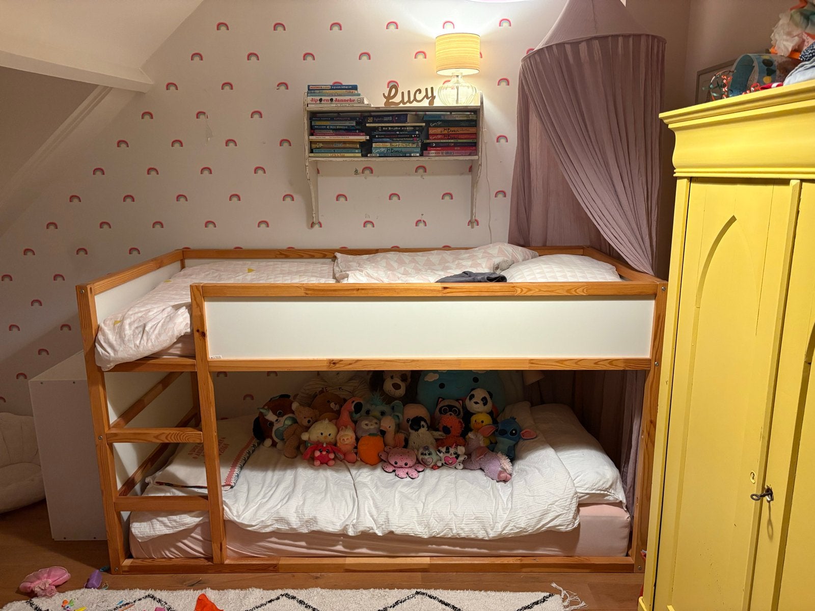 IKEA Kura bed / half hoogslaper, Ophalen, Gebruikt, 90 cm, Tweepersoons
