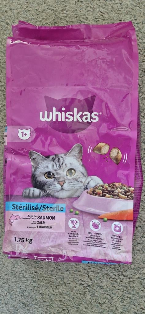 2 ongeopende zakjes Whiskas Brok Sterilise 1+, Ophalen, Nieuw