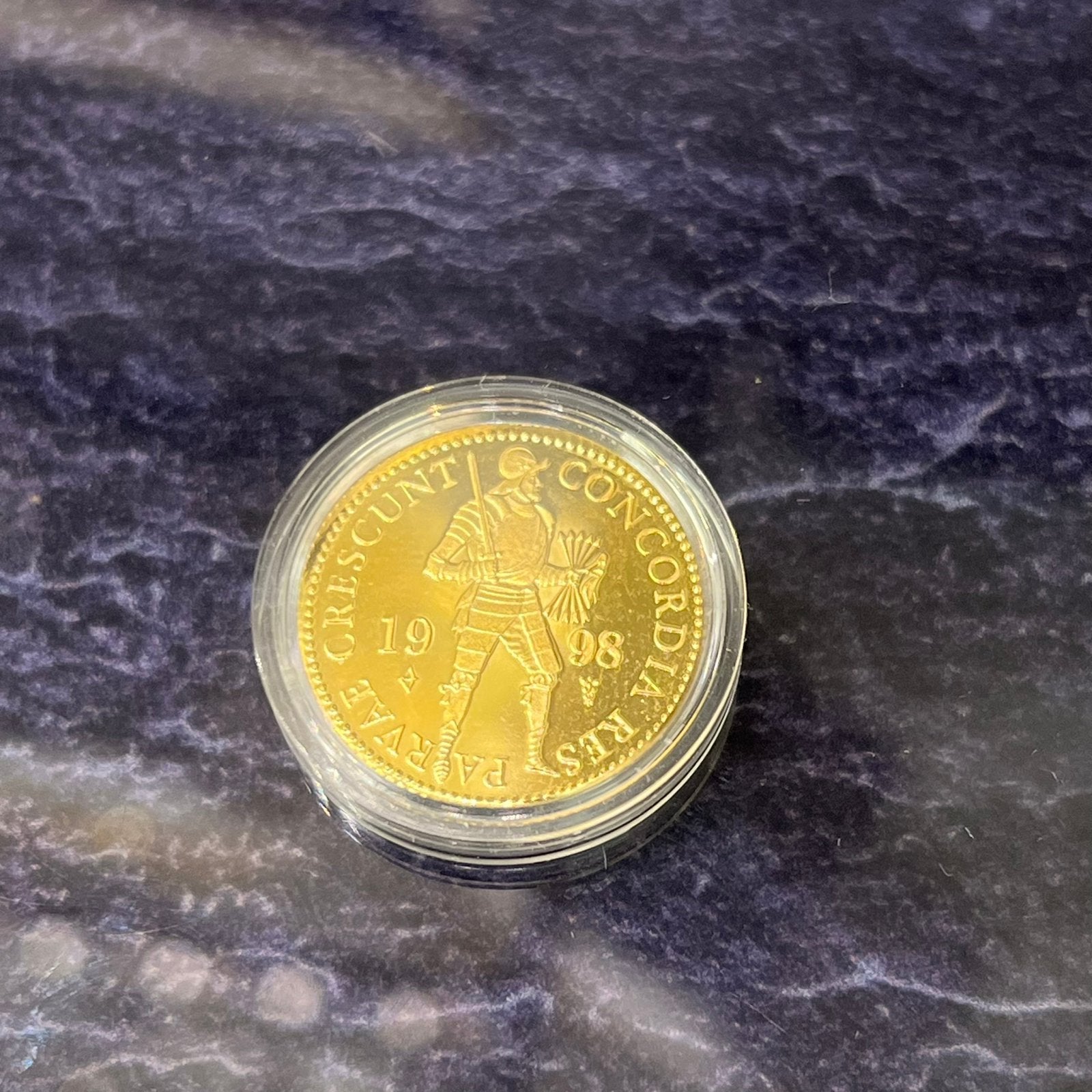 Gouden munt 23,6 karaat goud dukaat, Ophalen of Verzenden, Goud