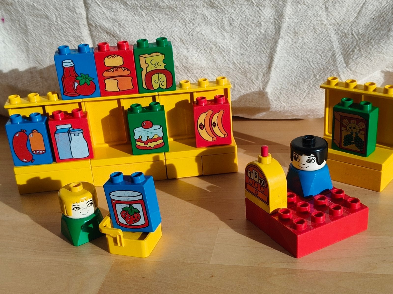 LEGO 2640 Kruidenierswinkel - Vintage Duplo Supermarkt, Ophalen of Verzenden, Gebruikt, Complete set, Lego