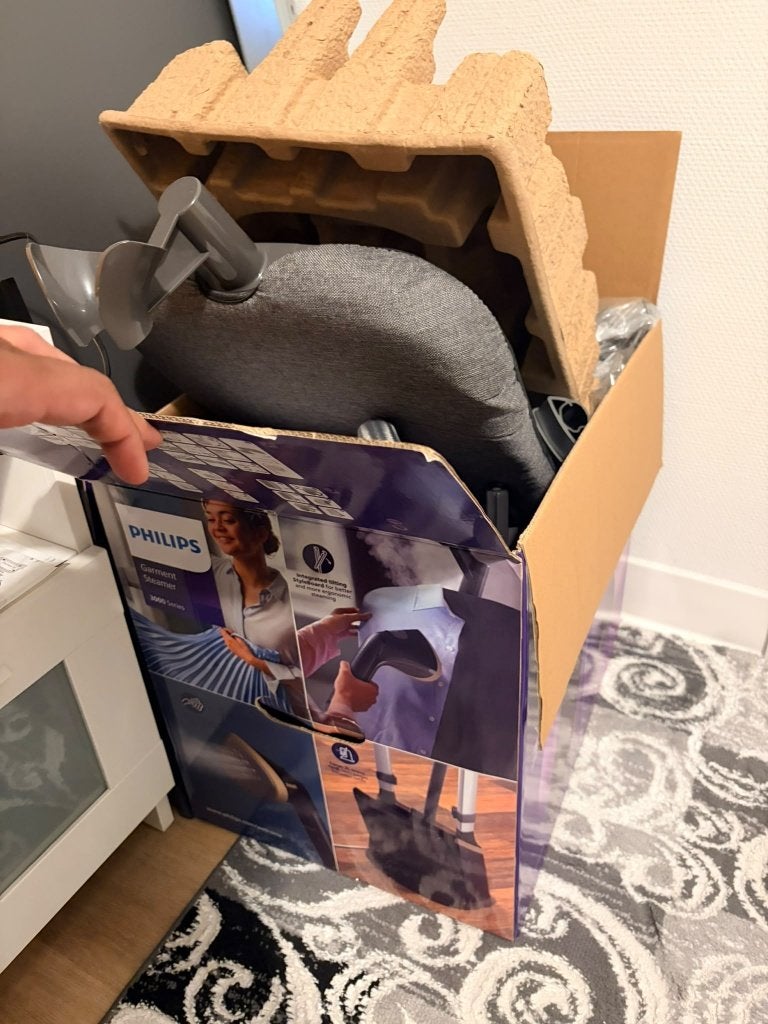 Philips stand steamer 3000 series, Ophalen, Zo goed als nieuw, Strijkijzer met snoer