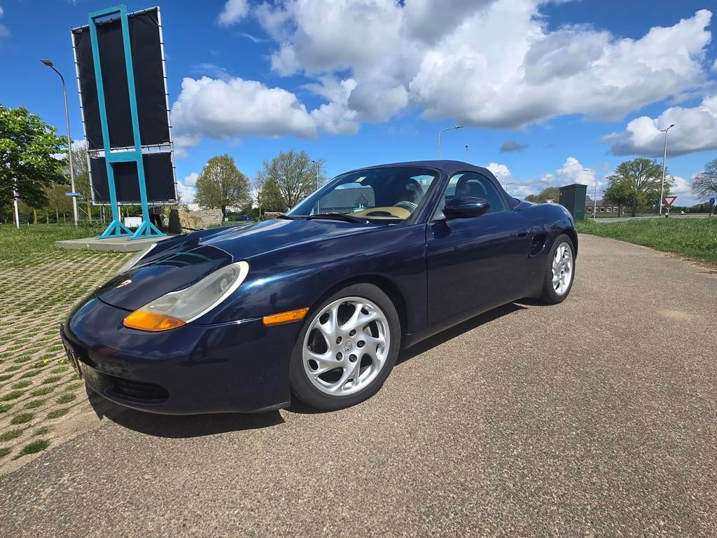 Porsche Boxster 2.5 AUT 1998 Blauw, Automaat, Achterwielaandrijving, Cabriolet, Blauw