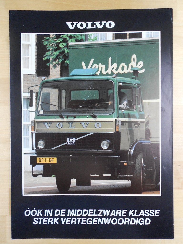 Volvo F6 F4 Brochure 1982 Turbo, Volvo, Zo goed als nieuw, Volvo, Ophalen of Verzenden