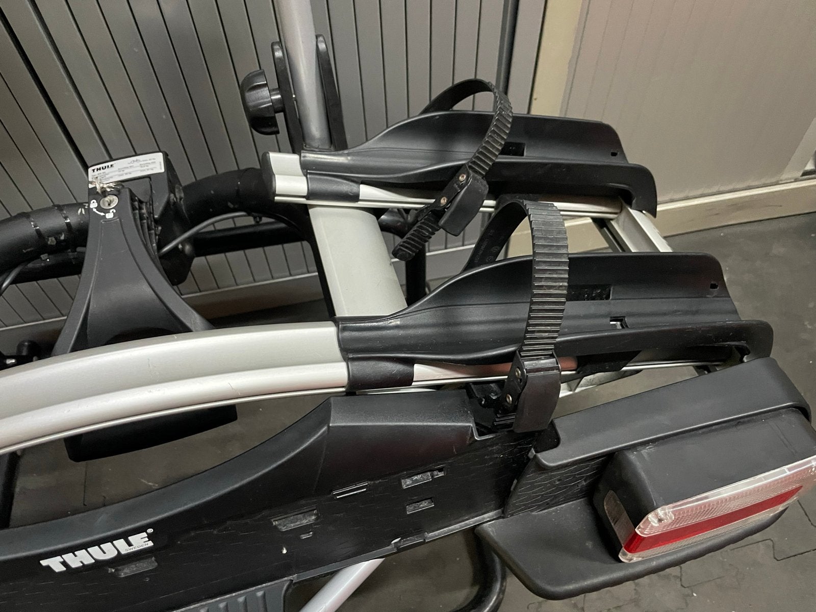 Thule EuroWay 921 fietsendrager voor 2 fietsen, Ophalen, 2 fietsen, Gebruikt, Trekhaakdrager