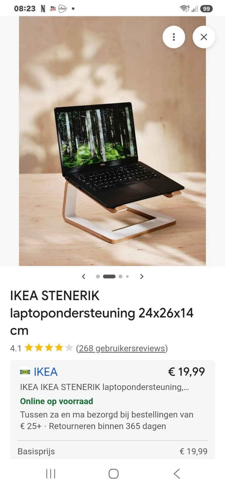 laptopondersteuning, Ophalen, Nieuw
