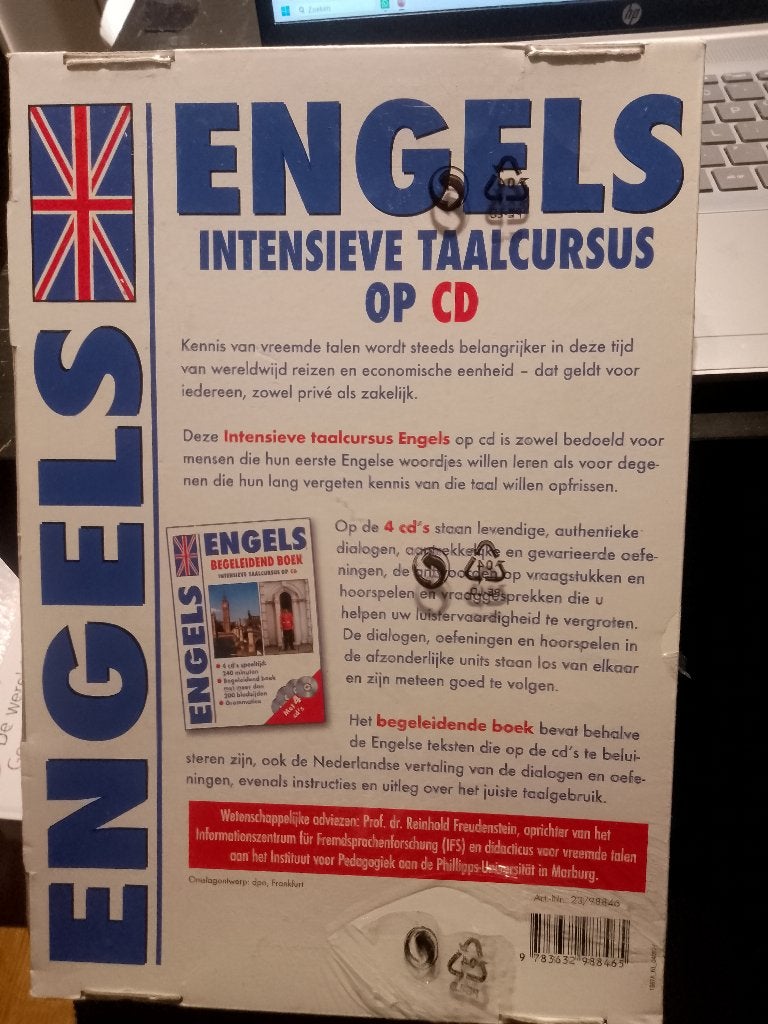 engels taalcursus   4 cd   begeleiden boek gesealed, Boeken, Ophalen of Verzenden, Alpha, Nieuw