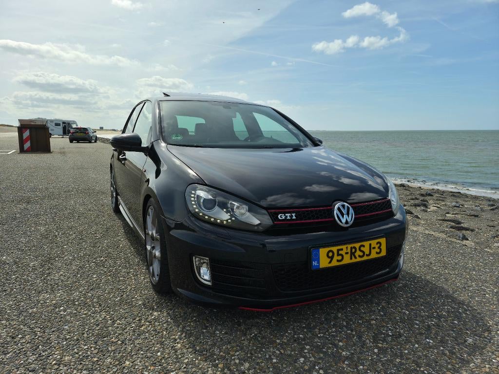 VW Golf 6 GTI Edition 35 DSG | NL NAP | Top onderhouden, Auto's, Euro 5, Zwart, 4 cilinders, Zwart