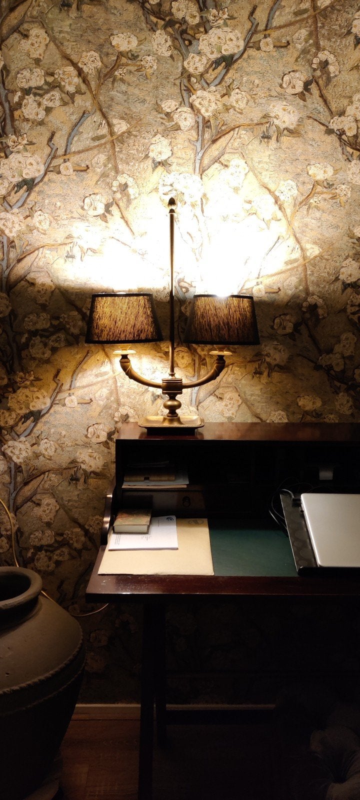 Exclusieve vintage bouillon te lamp - 2 lichtpunten., Ophalen