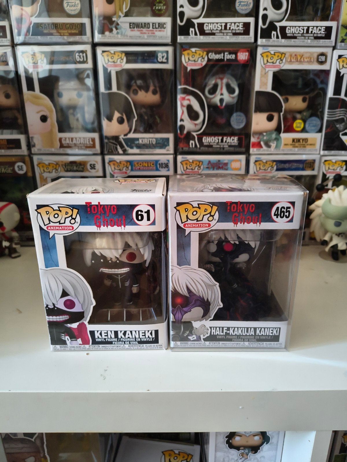 Funko Pop! Tokyo Ghoul Ken Kaneki & Half-Kakuja Set, Ophalen of Verzenden, Zo goed als nieuw