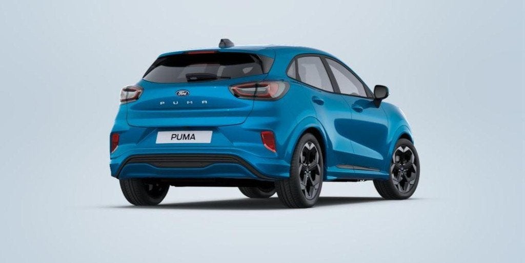 Ford Puma Gen-E Premium 47 kWh | NIEUW | Te Bestellen | 404, Auto's, Ford, 12 maanden, Puma, Blauw, Leder en Stof