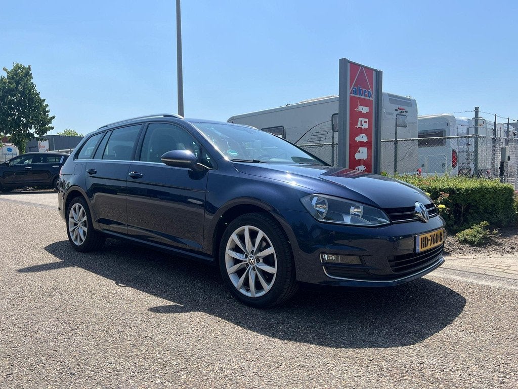 Volkswagen Golf Variant 1.6 TDI Business Edition | Cruise Co, Auto's, Volkswagen, Gebruikt, 4 cilinders, 700 kg, Blauw