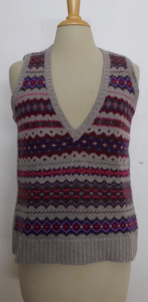 Noors look 100% wollen jumper/pullover van Henry Cotton's!44, Verzenden, Zo goed als nieuw, Maat 42/44 (L), Bruin