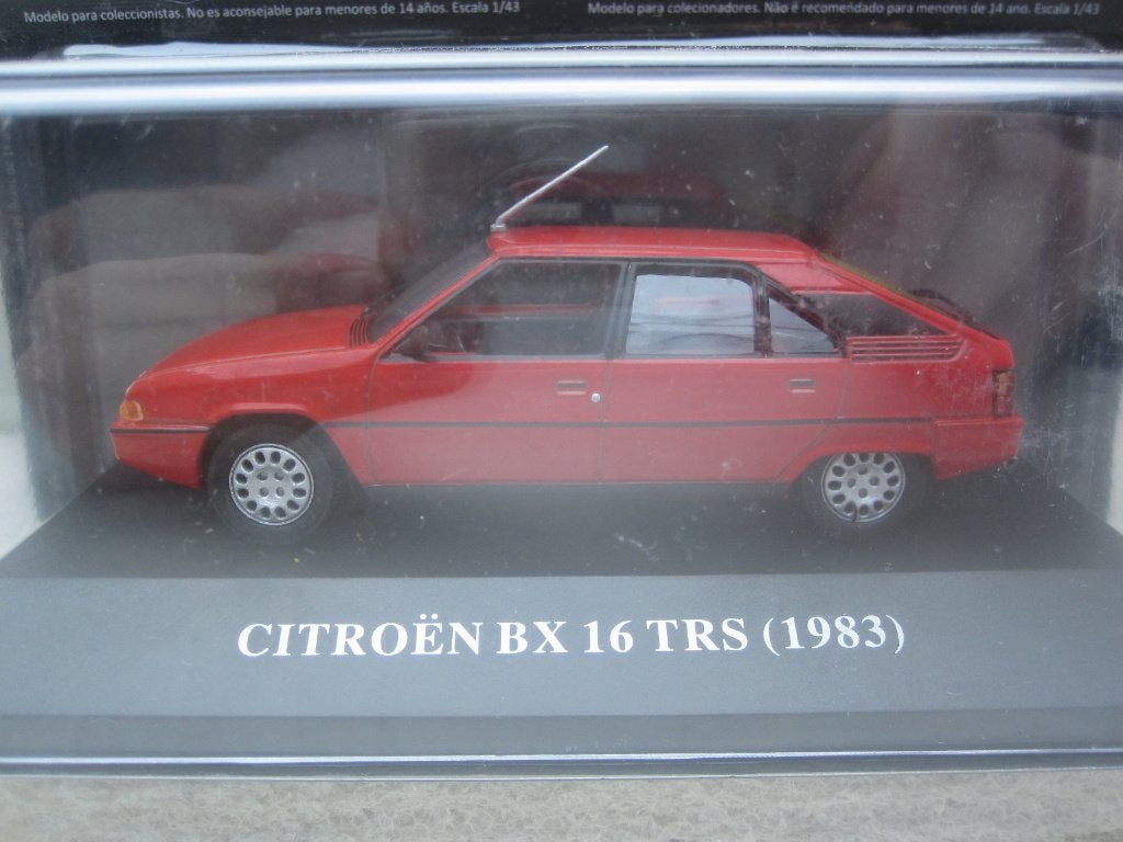 Citroën BX 16 TRS 1983 Rood 1:43 Atlas, Hobby en Vrije tijd, Modelauto's | 1:43, Ophalen of Verzenden, Nieuw, Auto, Overige merken