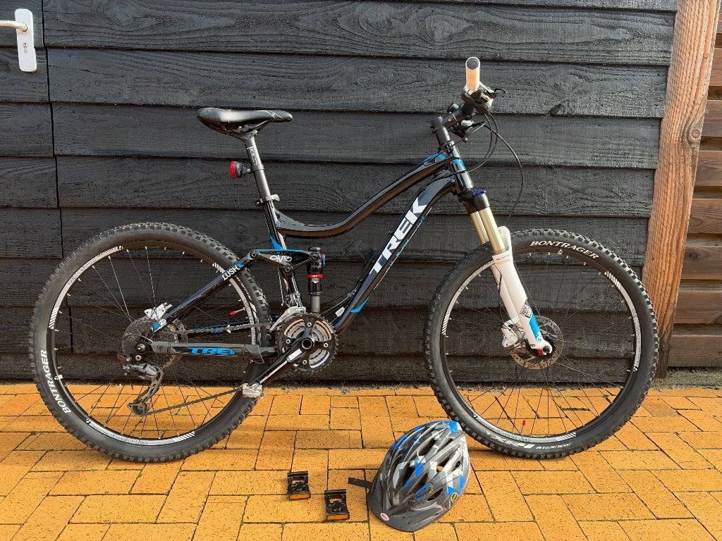 Trek (Lush) mountainbike (MTB Full suspension) maat S, Fietsen en Brommers, Fully, Zo goed als nieuw, Dames, Schijfrem