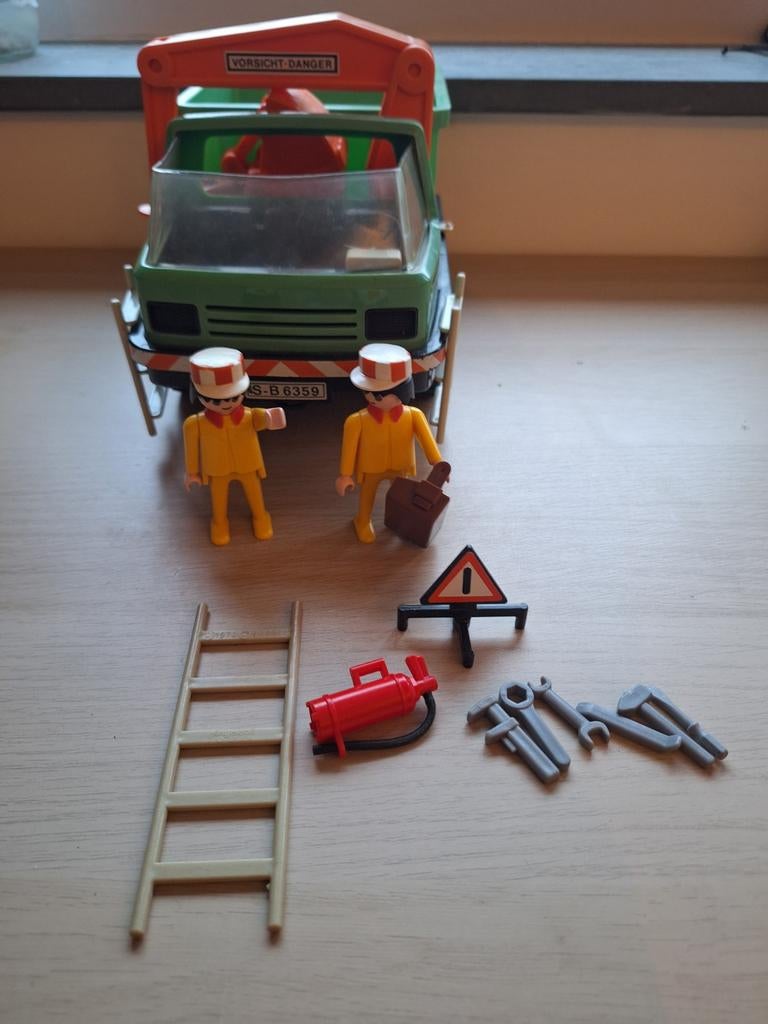 Playmobil 7655 Transportlader met figuren en accessoires, Ophalen of Verzenden, Gebruikt