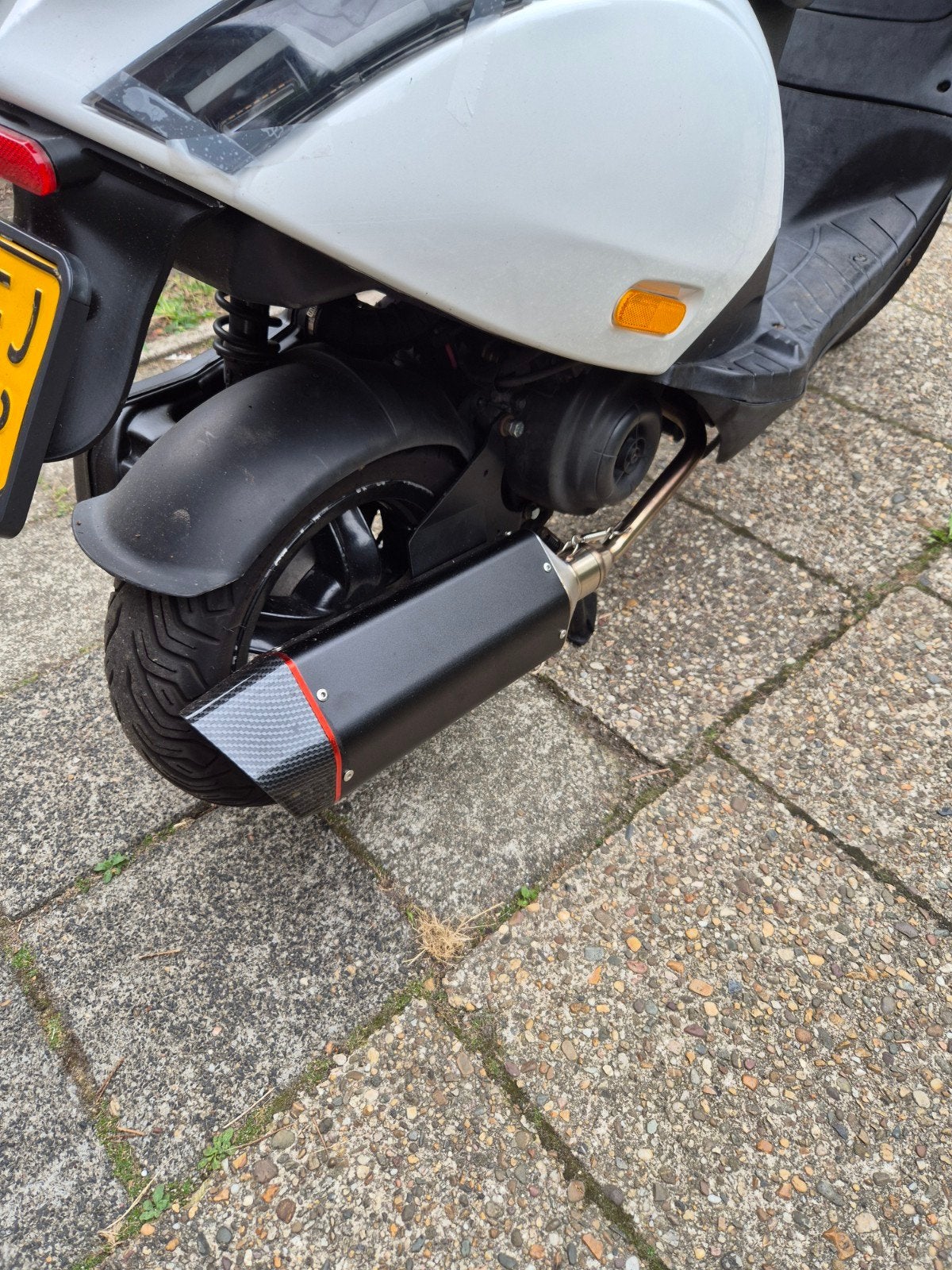 Bullet uitlaat voor 4T 2V piaggio zip, Ophalen, Benzine, Overige modellen
