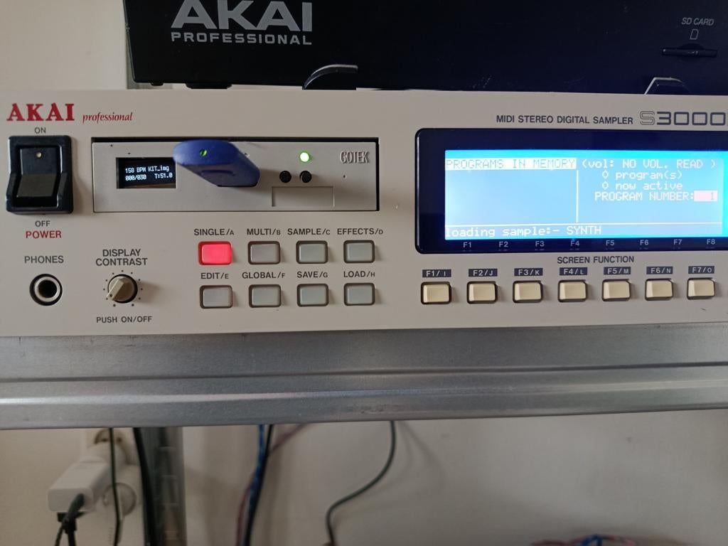 Akai s3000xl - Met gotek usb drive- Nieuw Scherm, Ophalen