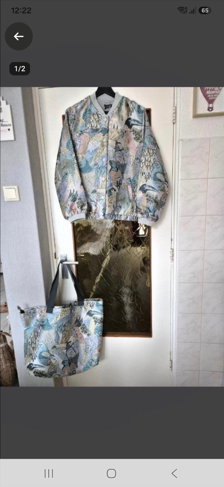 NIEUW😊bomberjas met bijpassend grote tas, Norah, Ophalen of Verzenden, Nieuw, Maat 38/40 (M)