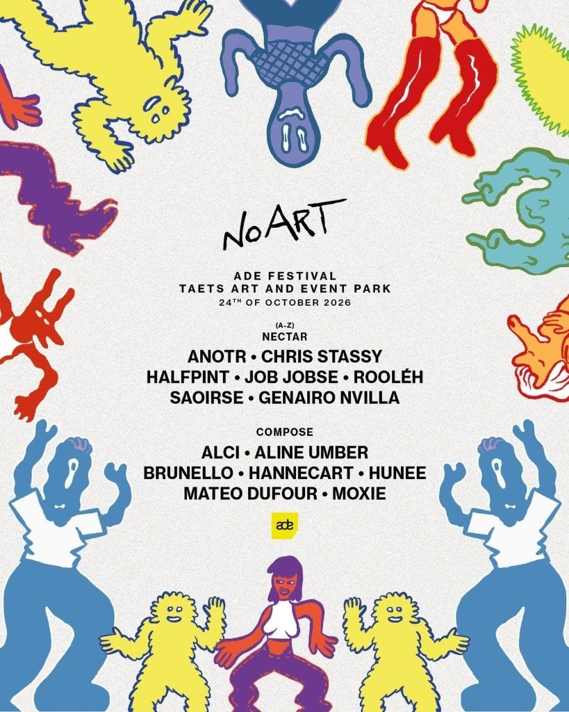 No Art ADE Festival ANOTR Taets Zaandam 24 okt Tickets, Tickets en Kaartjes, Twee personen