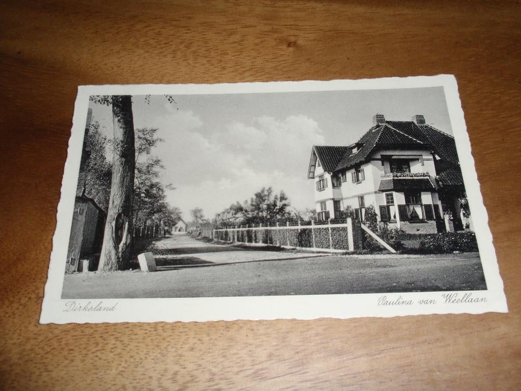 Dirksland Paulina van Weellaan, Verzamelen, Verzenden, 1920 tot 1940, Gelopen, Zuid-Holland