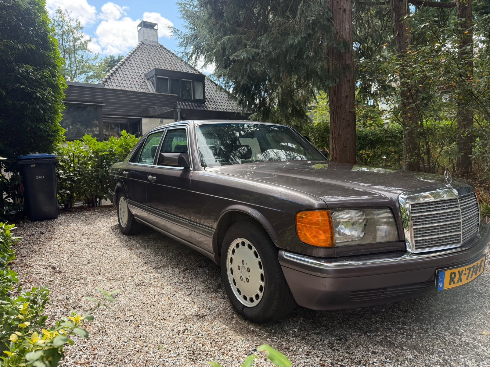 Mercedes W126 300se Bornite/zwart leer 1991 YOUNGTIMER, foto 3