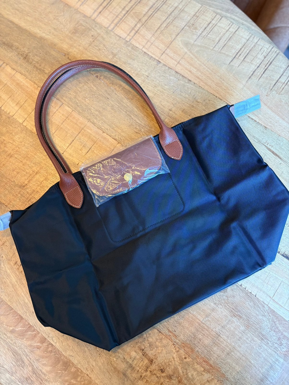 Longchamp Le Pliage Schoudertas L, Ophalen of Verzenden, Zo goed als nieuw, Zwart, Handtas