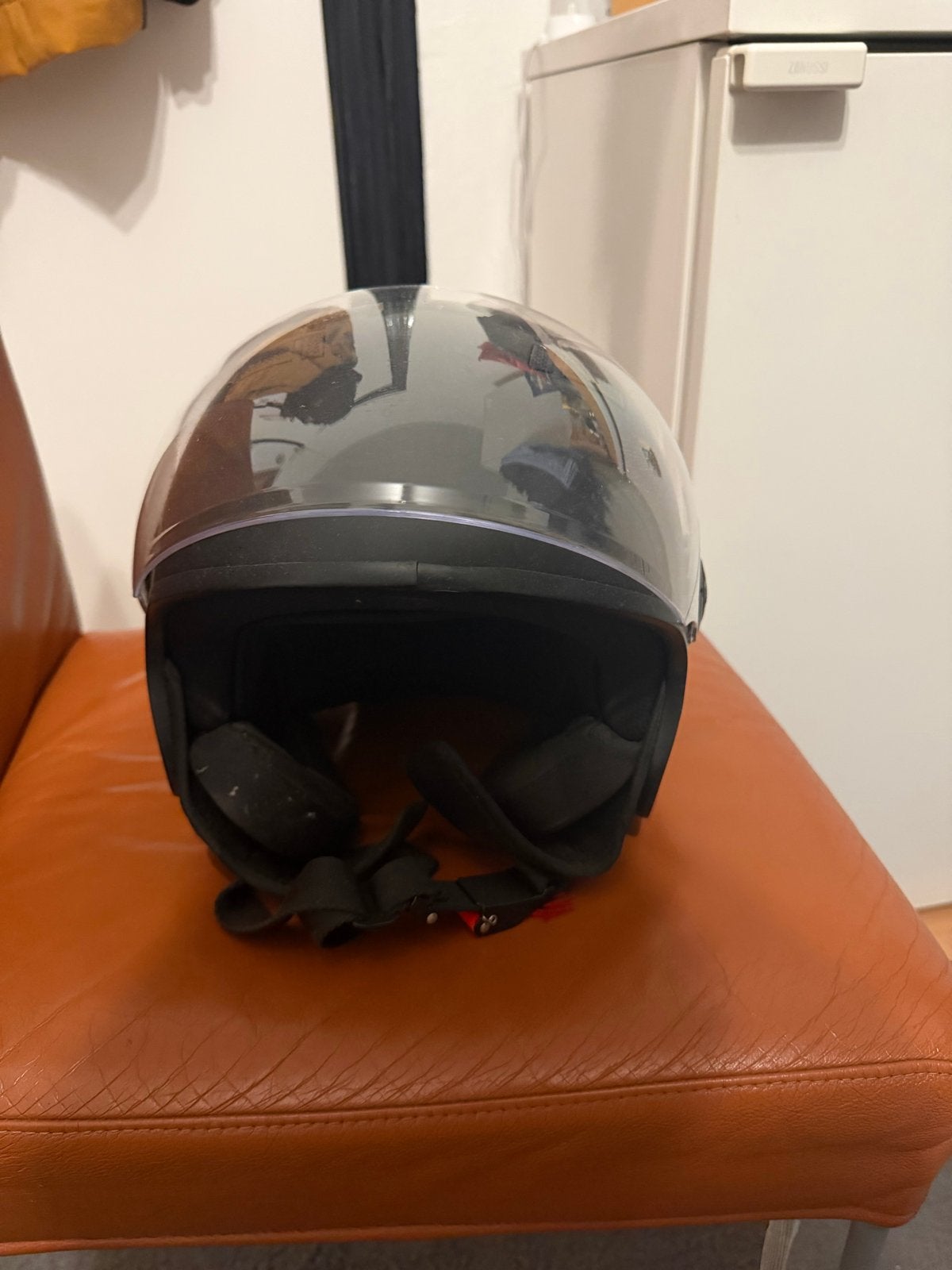 Vinz scooterhelm - Zwart - Maat L, Ophalen, Zo goed als nieuw, Large