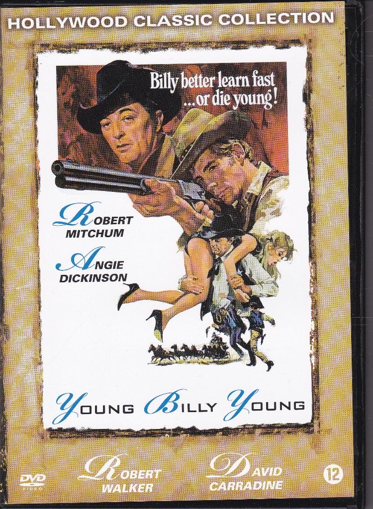 Young Billy Young ֎ 1969, Robert Mitchum, Angie Dickinson, Cd's en Dvd's, 1960 tot 1980, Ophalen of Verzenden, Zo goed als nieuw